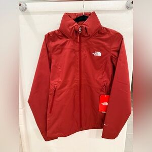 The North Face Resolve Plus Jacket in Pomegranate